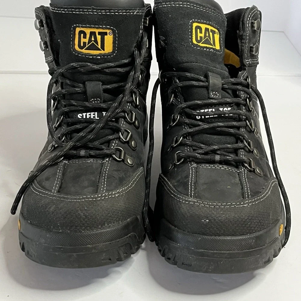 CAT P90936 Steel Toe Waterproof Work Boots ASTM F2413-18 EH Men's Size 10